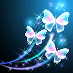 Neon Butterflies Wallpapers Apk