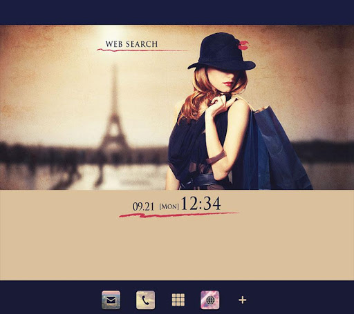 Android application Parisian-Stylish Theme screenshort