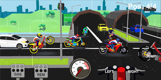 Indonesia Drag Bike Racing 3D
