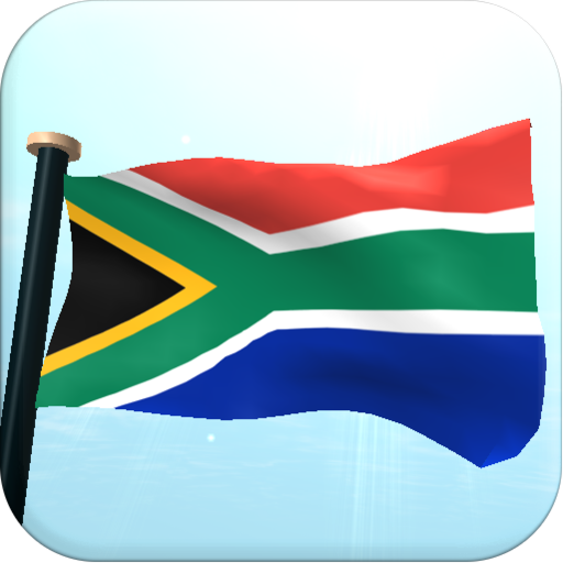 South Africa Flag 3D Wallpaper logo