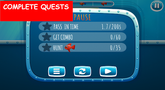 Hungry Ocean - eat and grow android2mod screenshots 2
