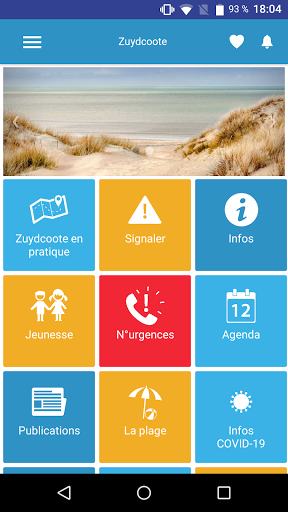 Android application ZUYDCOOTE L'APPLI screenshort