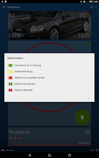 OBDeleven Fahrzeugdiagnose Screenshot