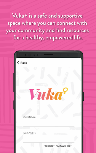 Android application Vuka+ screenshort