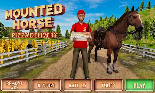 Mounted Horse Riding Pizza v1.0.6 Mod Apk (Unlmited Money/Unlock) Free For Android 5