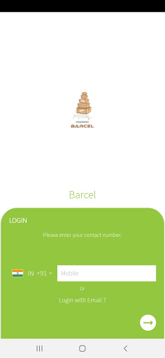 Android application Barcel screenshort