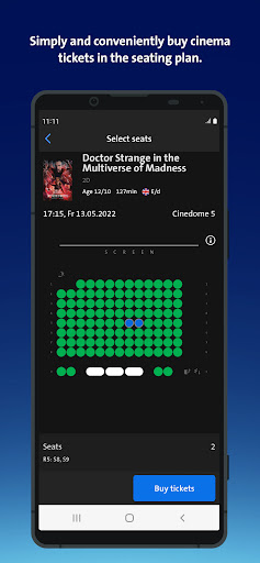 Swisscom blue Cinema Screen 2