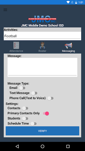 JMC Mobile Coach/Advisor Screen 3