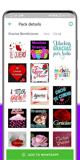 Gracias Bendiciones WAStickers