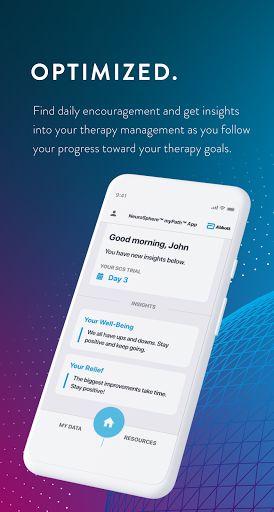 NeuroSphere™ myPath™ App Screen 3
