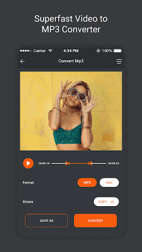 Android application Video to MP3 Converter - MP3 V screenshort