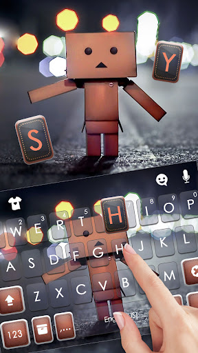 Cute Boxman Keyboard Backgroun Screen 2
