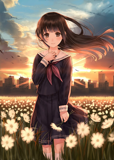 Sad anime wallpaper Screen 2