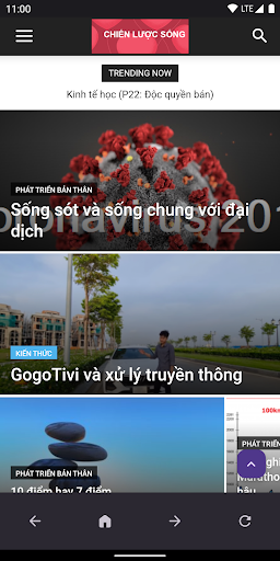 Android application Chiến Lược Sống screenshort