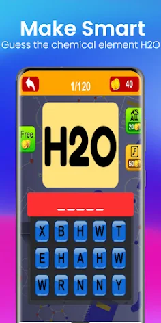 Chemical Symbol Quiz - Screenshot 2