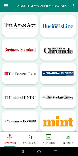 Android application English Newspaper screenshort