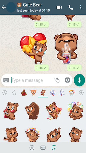 Cute Bear Stickers