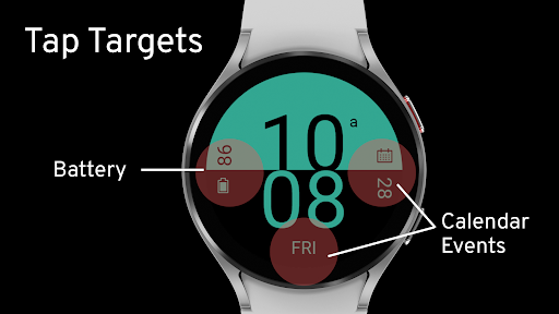 Digital Minimal Watch Face Screen 3