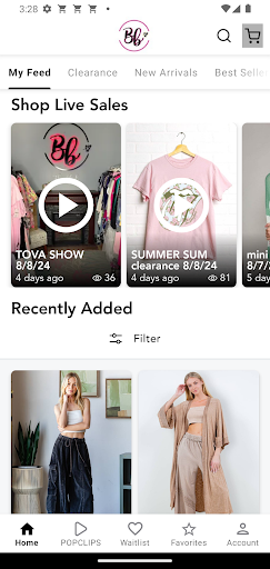 Screenshot of BDazzled Boutique