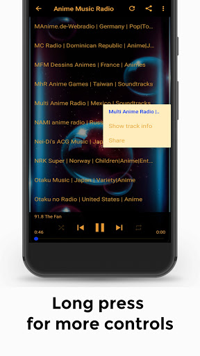 Anime Music Radio Screen 3