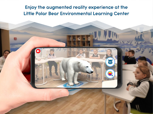 Android application Polar Bear AR screenshort