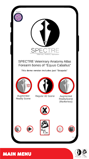 Android application Spectre Veterinary Anatomy screenshort