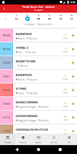 Android application FSC screenshort