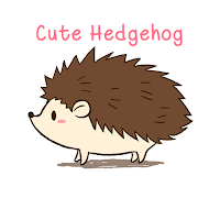 Симпатичные обои Cute Hedgehog