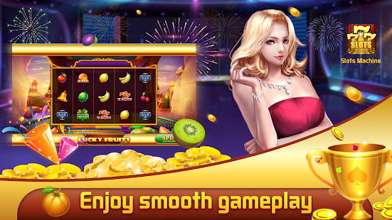 Slots Machine-777 Fruit MOD APK (Premium/Unlocked) screenshots 1