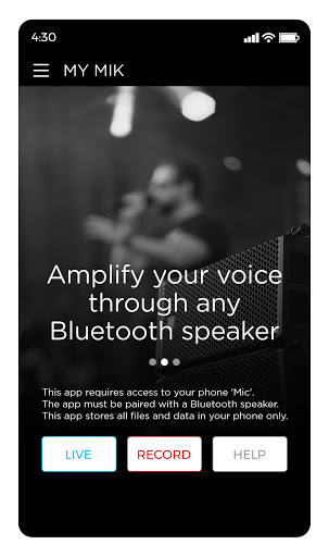 My Mik - Live Microphone Screen 3