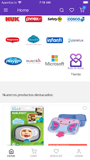 Baby&Home Store Screen 2