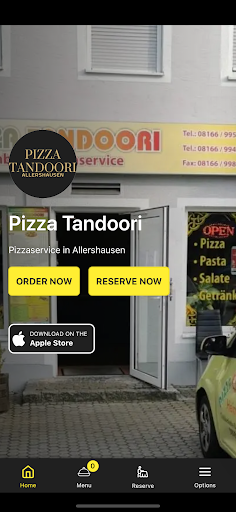 Android application Pizza Tandoori screenshort