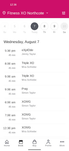 Fitness XO Screen 2