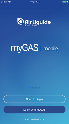 Android application myGAS Air Liquide Türkiye screenshort