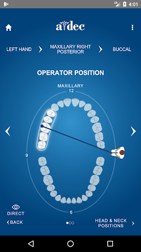 Android application A-dec Dental Angles of Access screenshort