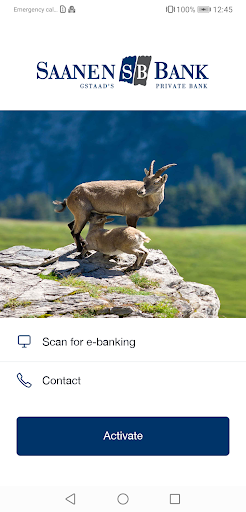 Android application SB Saanen Bank screenshort