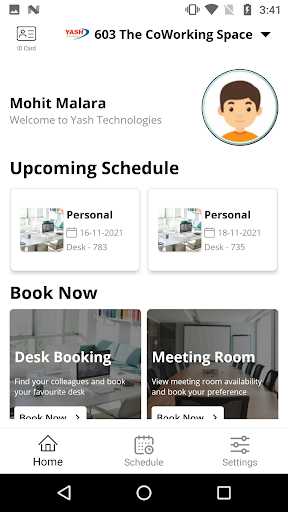Yash Space Management Screen 2