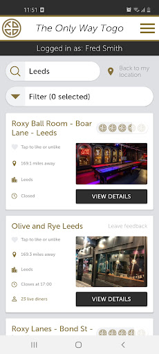 Android application The Only Way Togo screenshort