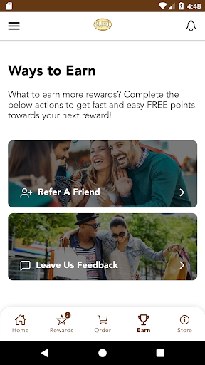 Android application Gilbert Chocolates App screenshort