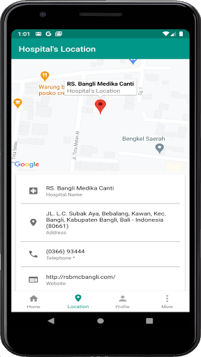 RS. Bangli Medika Canti Screen 3