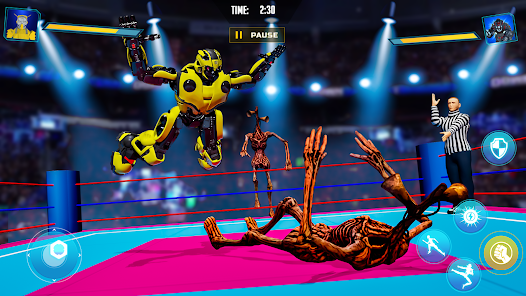 Captura de Pantalla 2 Siren Head V Robot Fighting 3d android