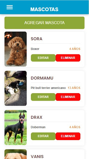 Android application Trota Perros screenshort