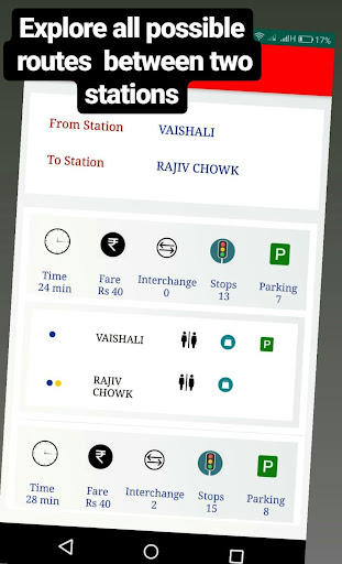 Delhi Metro Traveller Screen 3