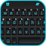 Cover Image of Download Black Simple Keyboard Theme  APK
