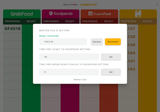 HUBBO POS TDS Screen 3
