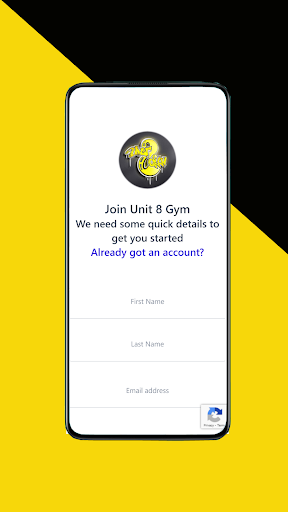Android application Unit 8 Gym screenshort