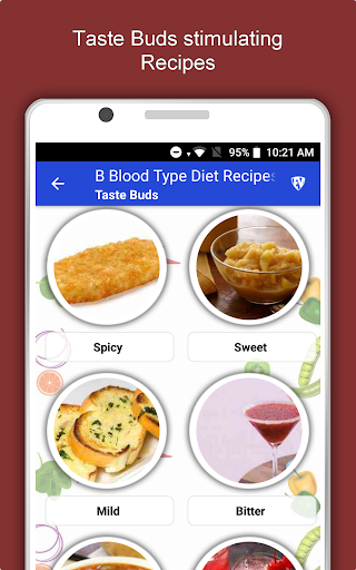 Screenshot of B Blood Type Recipes Diet Plan
