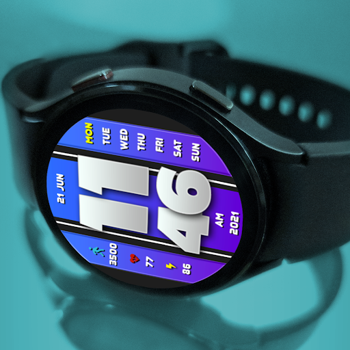 MJ252 Digital Watch Face Screen 2
