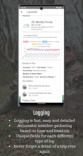 Android application STAT Outdoors screenshort