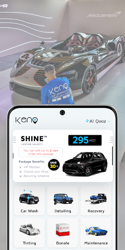 Keno Car Wash Screen 3